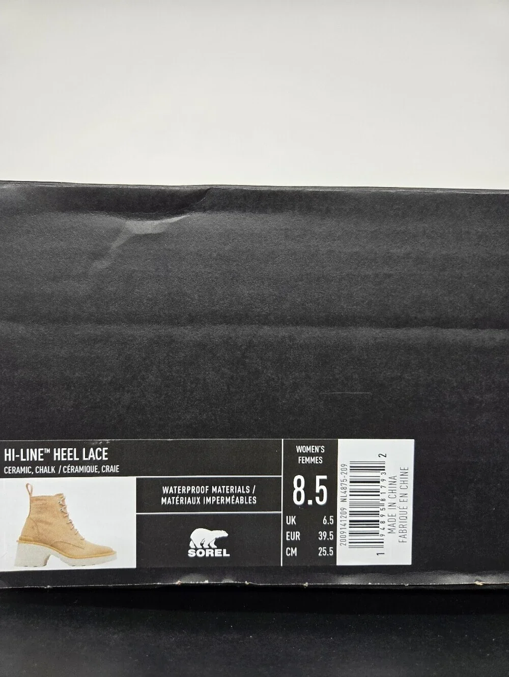 Sorel Women's Hi-Line Waterproof Lace-Up Boot Shoes Size 8.5